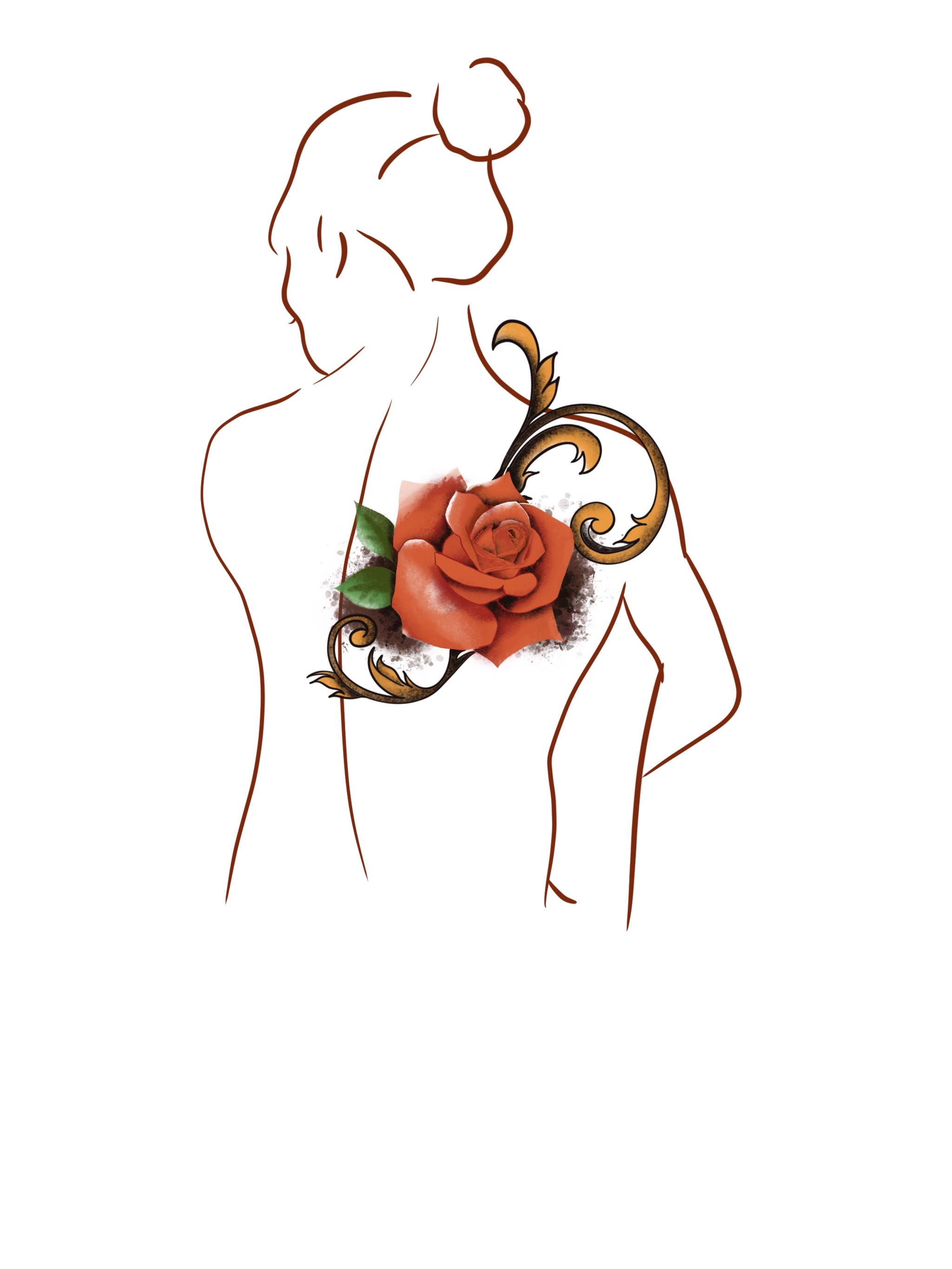 New design available. Some placements I think would be lovely! Original photo of… — tattoo by Sarah Corley, Jefferson, Georgia