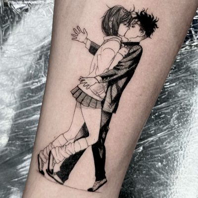 Cuties🥹🖤
.
.
.
#dandadan #dandadantattoo #tattoo #anime #animetattooartist — tattoo by Jamie Joestar, Los Angeles, California