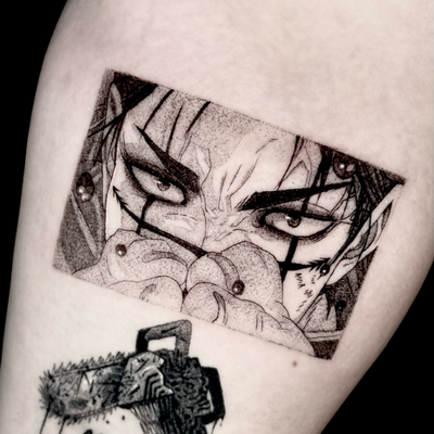 Piercing blood🩸
#choso #tattoo #jjk #jujutsukaisen #anime — tattoo by Jamie Joestar, Los Angeles, California