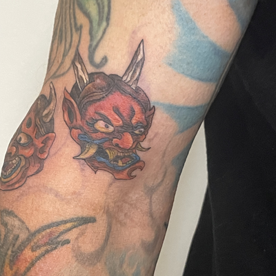 cover up of red lip prints — tattoo by Tiffany  Dunaway, Chandler, Arizona
