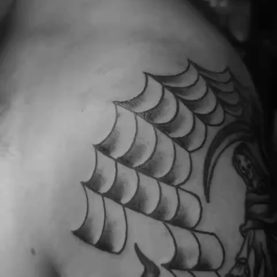 trad sleeve almost done. — tattoo by Dino Z