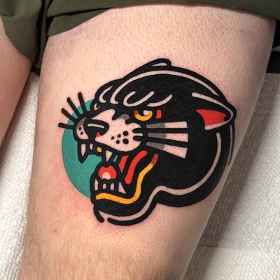 Bold panther tattoo
Modern bold — tattoo by Jitan Forcier