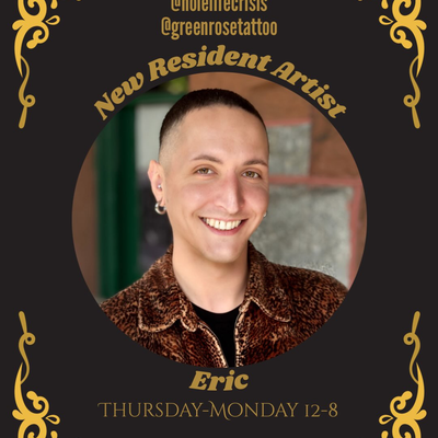 A new face appears!

Please welcome Eric @holelifecrisis to the crew here at Gre… — tattoo by Stephen Marion, Holyoke, Massachusetts