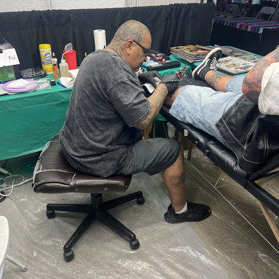 Our Neighbor @stingraytattoo Tattooing here in Bullhead City! — tattoo by Matt Miller