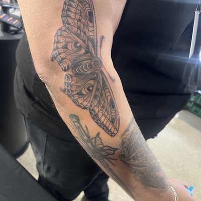 Work by New @Inker Artist @Mariah.pearson in Bullhead City! — tattoo by Matt Miller