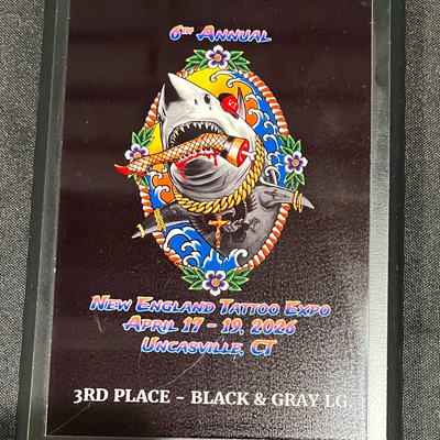 Congratulations to Inker Artist @jakehansen_tattoo on his 3rd place at the New  … — tattoo by Matt Miller