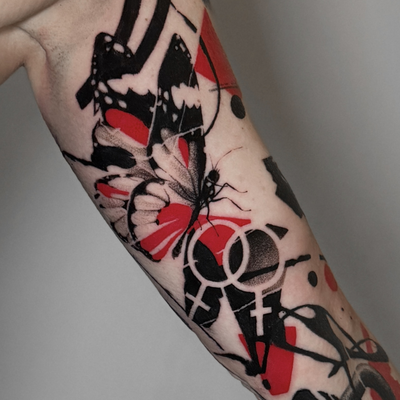 I absolutely love doing butterfly tattoos.

I honestly have no idea why people r… — tattoo by Alexander Mironenko, Boston, Massachusetts
