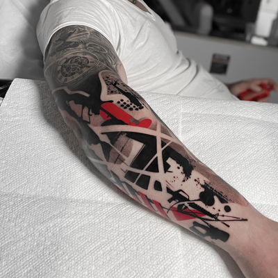 1 session — tattoo by Alexander Mironenko, Boston, Massachusetts