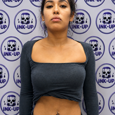 A little sparkle goes a long way. ✨

Fresh navel piercing featuring a beautiful … — tattoo by Ink Up, Tijuana, Baja