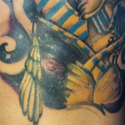 Detalles del espacio.... — tattoo by Rafael Contreras, Bayamón, Puerto Rico