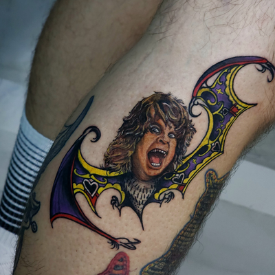 sr.ozzy Osborne a tribute to the legend… — tattoo by Rafael Contreras