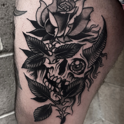 THANK YOU TO EVERYONE WHO CAME AND GOT TATTOOED BY ME AT THE @goldenstatetattooe… — tattoo by Christian Otto, Los Angeles, California