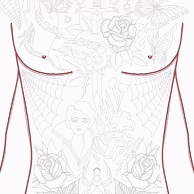 NEW FRONT CONCEPT AVAILABLE TO BE TATTOOED 🖤

Message me or the shop if you’re … — tattoo by Christian Otto, Beverly Hills, California