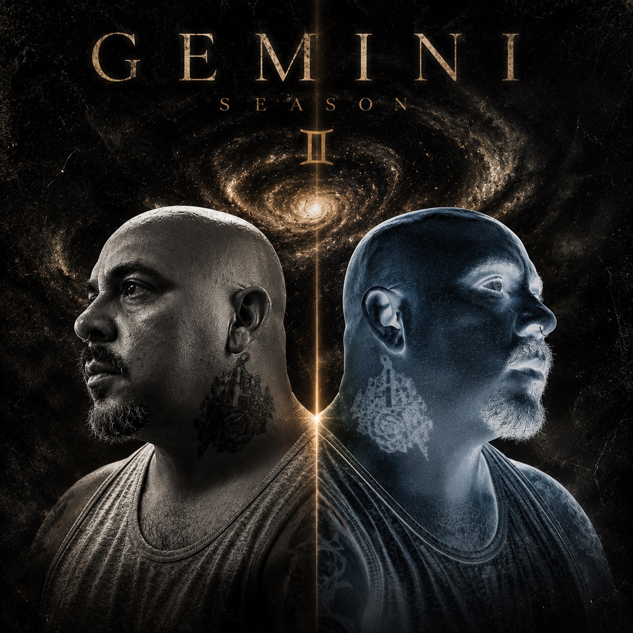 Gemini season is upon us! Chapter 45 comin soon! Shout to my Gemini family! #gem… — tattoo by Mando  Espinoza, Phoenix, Arizona