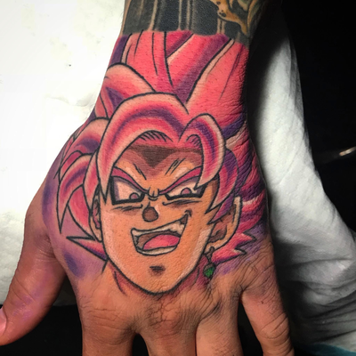 Goku Black Ssj Rose — tattoo by DiBUJO TV