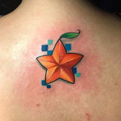 Kingdom Hearts fruit — tattoo by DiBUJO TV