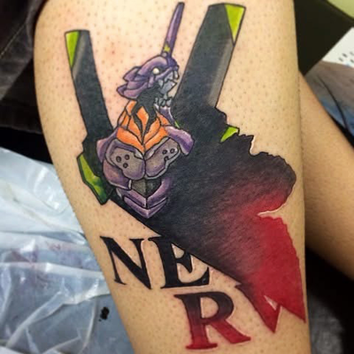 Eva 01 | Neon Genesis Evangelion — tattoo by DiBUJO TV