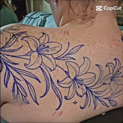 🌸🌺 GIRLS LOVE FLOWERS

From stencil to skin — lily season 🌿

From blank skin … — tattoo by Orry Blow, Lancaster, Texas