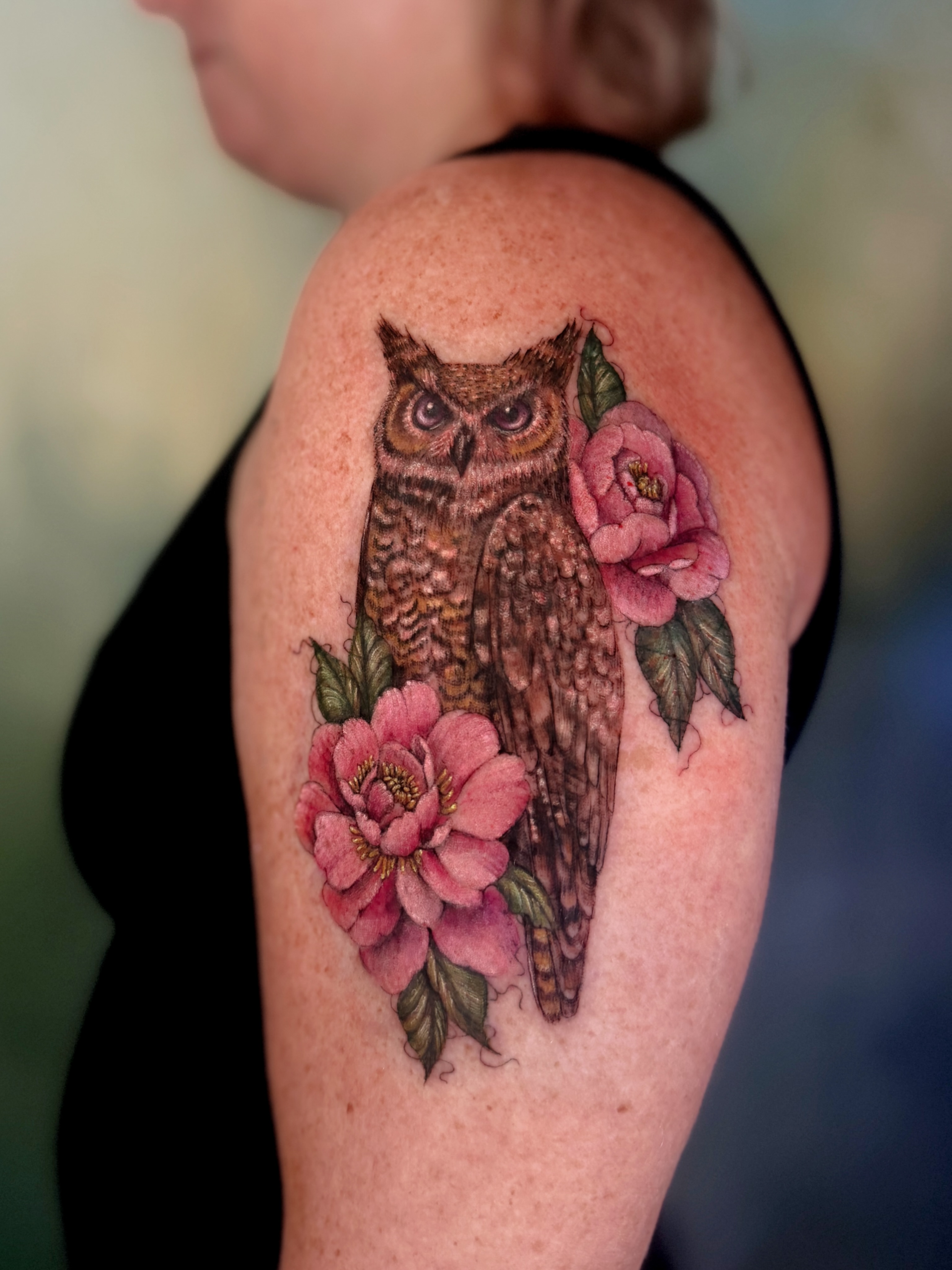 sorry but why are owls so amazing?? Are they classed as mythical creatures?? 

h… — tattoo by Natasha Rachel, Nashville, Tennessee