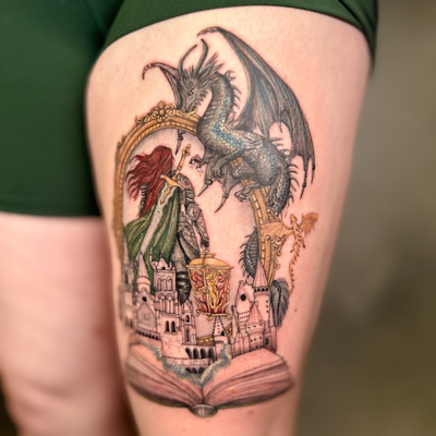 I literally never post a work in progress pic because I want to be able to share… — tattoo by Natasha Rachel, Nashville, Tennessee