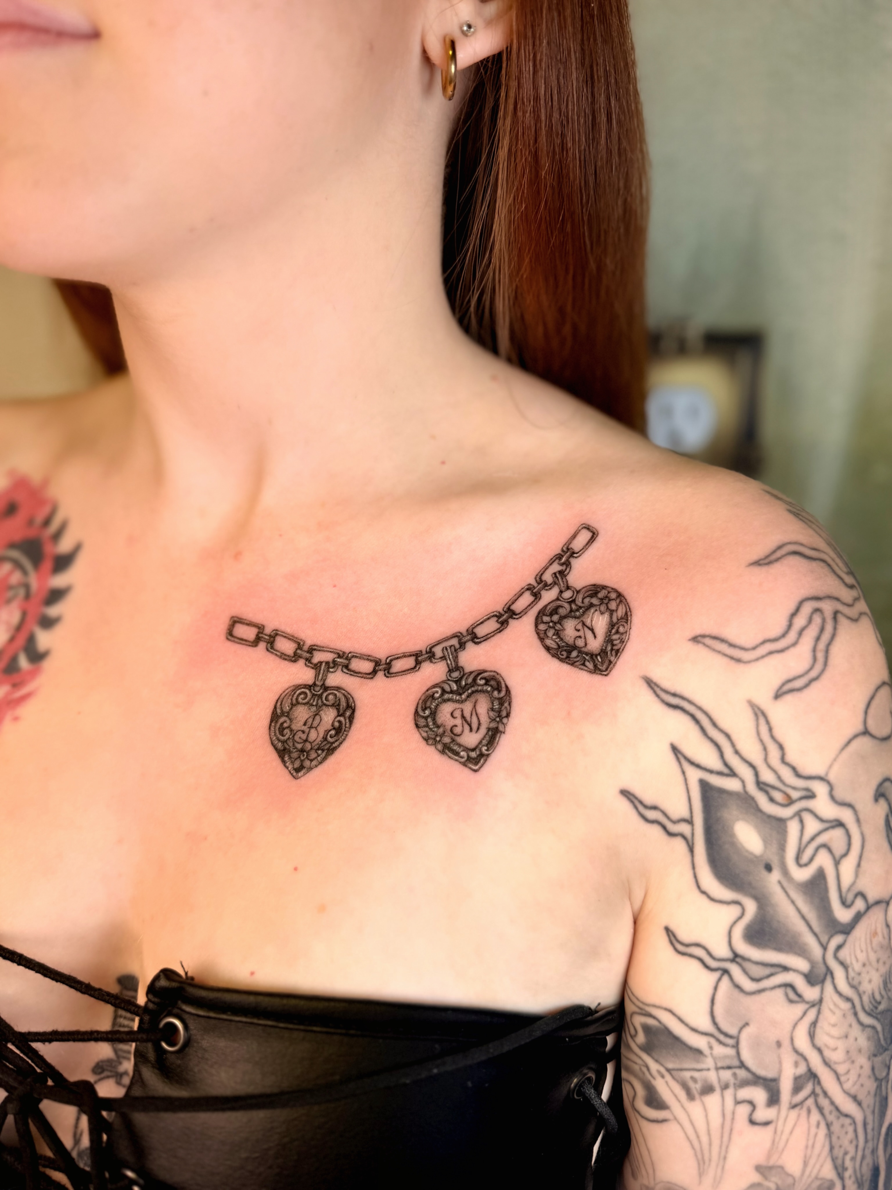 I’ve always been drawn to ornamental features, irl and art and it’s not that oft… — tattoo by Natasha Rachel, Nashville, Tennessee