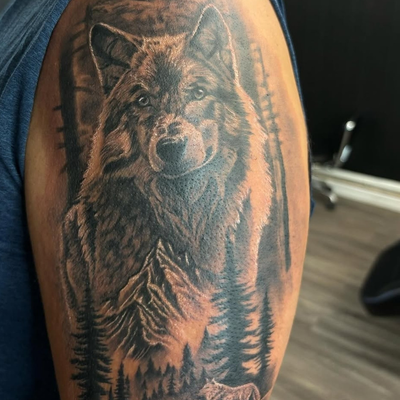 Post by Fueghini on Inker — tattoo by Fueghini Art