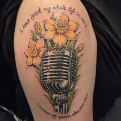 I seriously enjoyed every minute of this piece. Thanks for letting me turn your … — tattoo by Scott Millette, Beaverton, Oregon