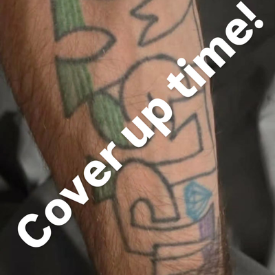 I have had the pleasure of doing this cover up for a new client, not only is it … — tattoo by Scott Millette, Beaverton, Oregon