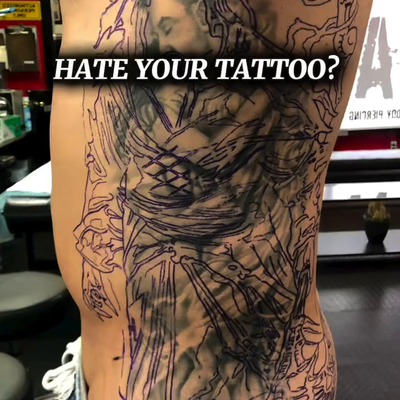 Hate your tattoo?
This isn’t a fix—it’s a full cover-up.
5 years in the making. … — tattoo by Albert Rosal, Harrison, New Jersey