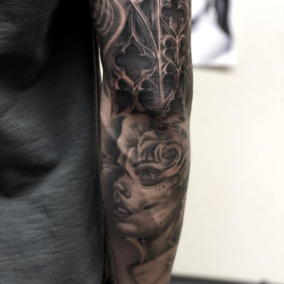 Done by resident artist: @dev_walden . Dm him to book an appointment. — tattoo by Alberto  Valladares, Laguna Hills, California