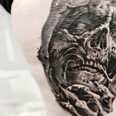 Post by trigger on Inker — tattoo by Alberto  Valladares, Laguna Hills, California