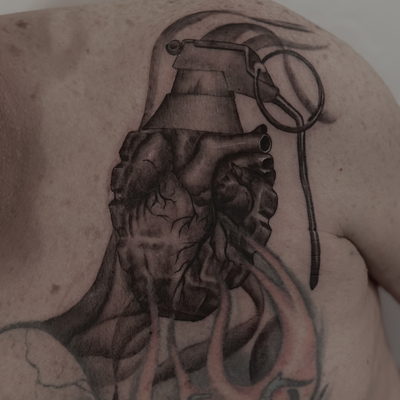 Post by trigger on Inker — tattoo by Alberto  Valladares, Laguna Hills, California