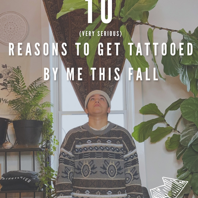 If you’re looking for reasons to get tattooed by me, this fall allow me to convi… — tattoo by Cece Rodriguez, Colonie, New York