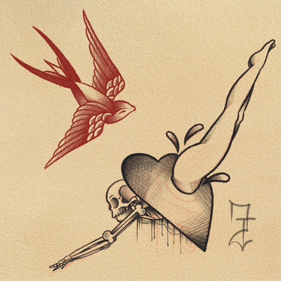 Enough Talking, Here’s what I want to Tattoo.

#TraditionalTattoo #TattooFlash #… — tattoo by D J, Spring, Texas