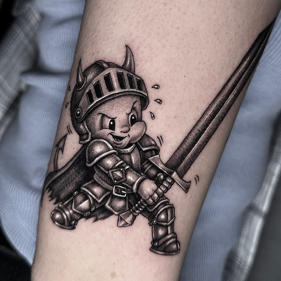 Sometimes the weight we carry feels far bigger than we are.  Thank you to my bea… — tattoo by Ryley  Smith, Bozeman, Montana
