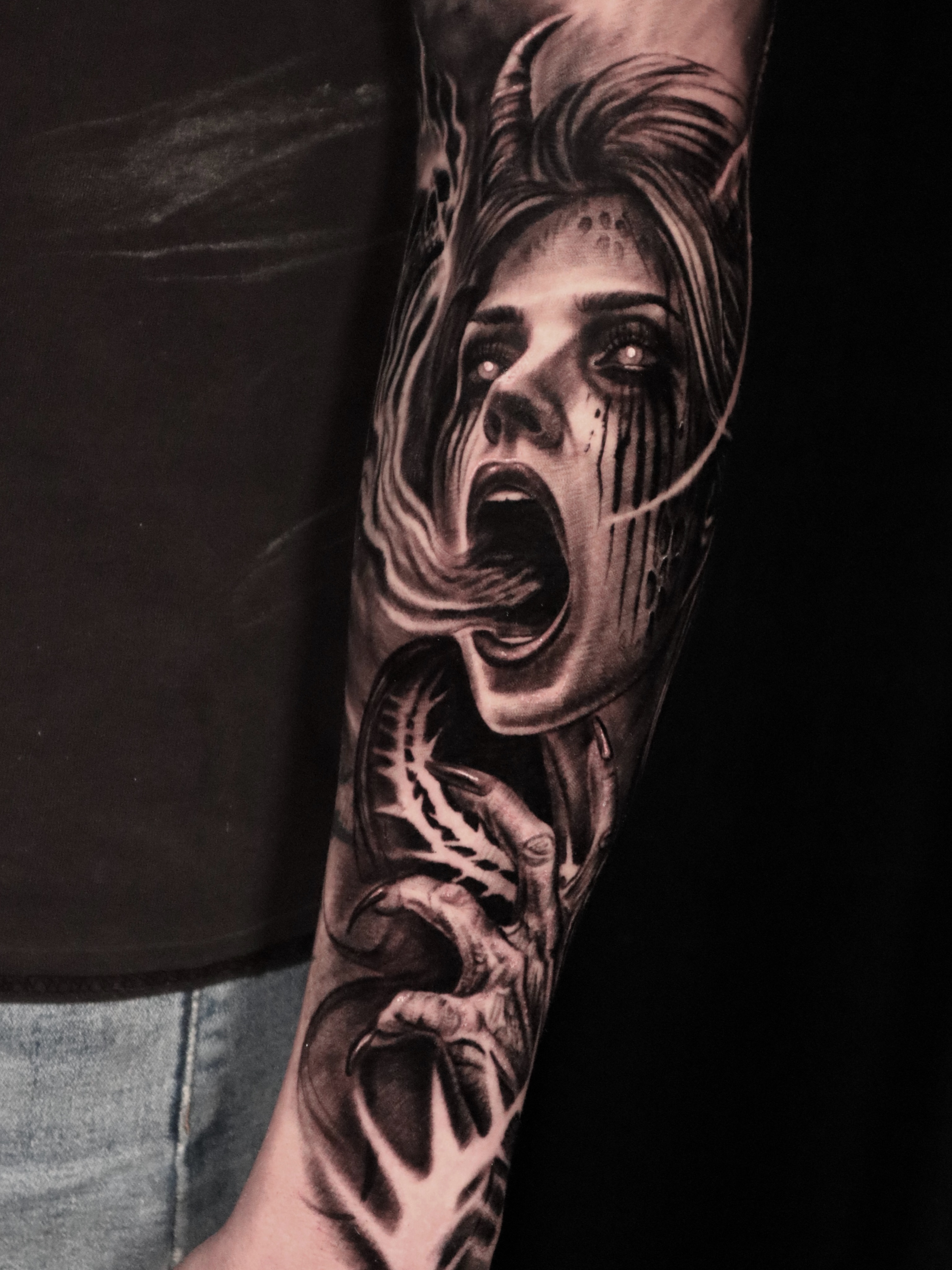 Had a blast at the @buttetattoordvu, what a great weekend.  I didn’t get that ma… — tattoo by Ryley  Smith, Bozeman, Montana