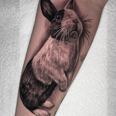 Here’s a few realism pieces from the last couple weeks. Thanks for looking.  Cur… — tattoo by Ryley  Smith, Bozeman, Montana