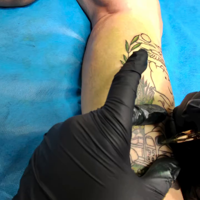 Loved doing this color peice all the details are like a find it game!!! Always a… — tattoo by Carlee Wilkinson, Banning, California