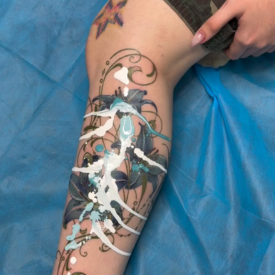 Fuck your soap reveal give me an ink reveal! This was definitely a fun one to fi… — tattoo by Carlee Wilkinson, Banning, California