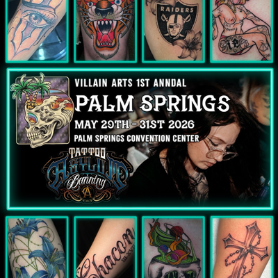Palm Springs, I’m headed your way! 🌴

The crew and I will be taking over the Pa… — tattoo by Carlee Wilkinson, Banning, California
