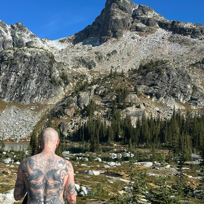 Week 2 of Canada 🇨🇦 

#canada🇨🇦 #hike #camping — tattoo by Liam Roberts, Toronto, Ontario