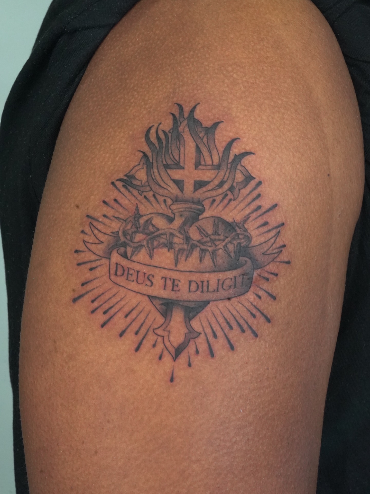 ❤️🔥 — tattoo by Liam Roberts, Toronto, Ontario
