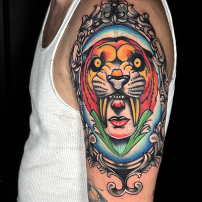 cover up — tattoo by Rey Castro, Cape Coral, Florida