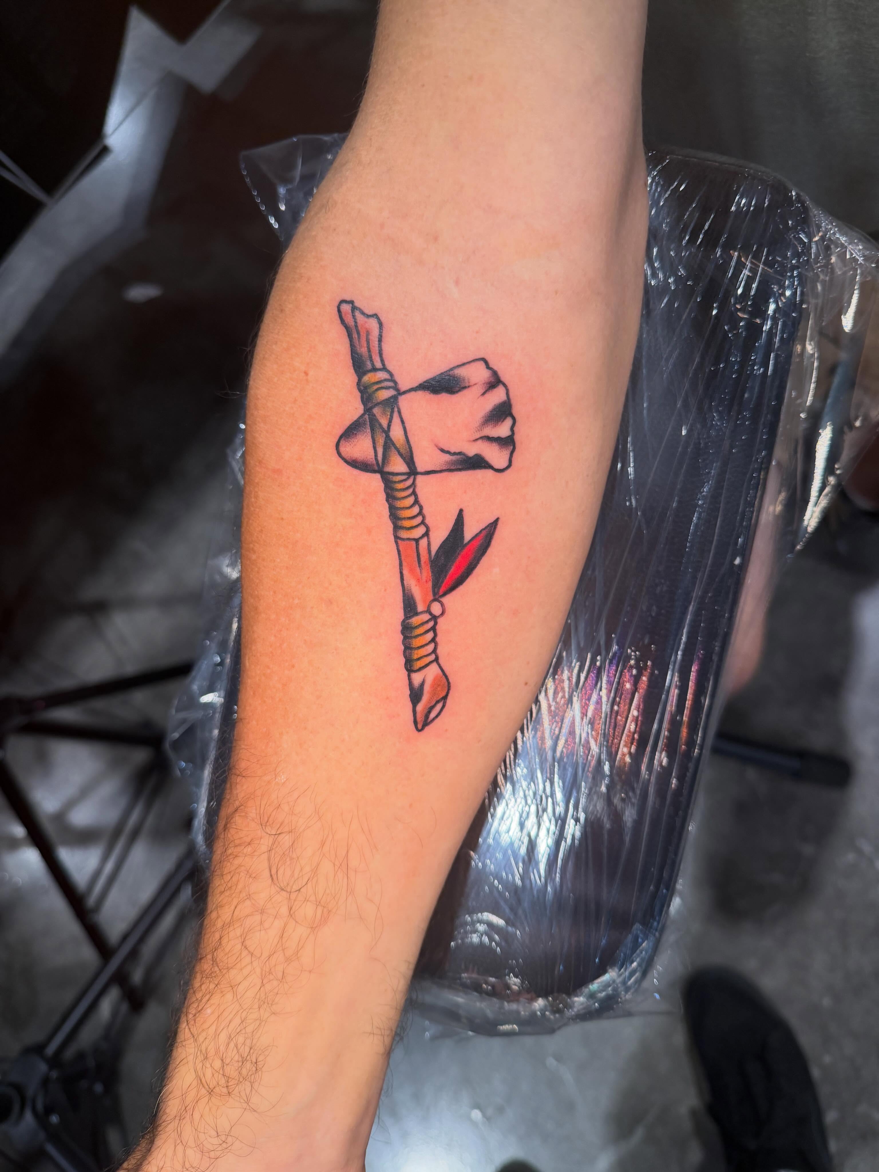 🪓 — tattoo by Tyler Blane, Waco, Texas