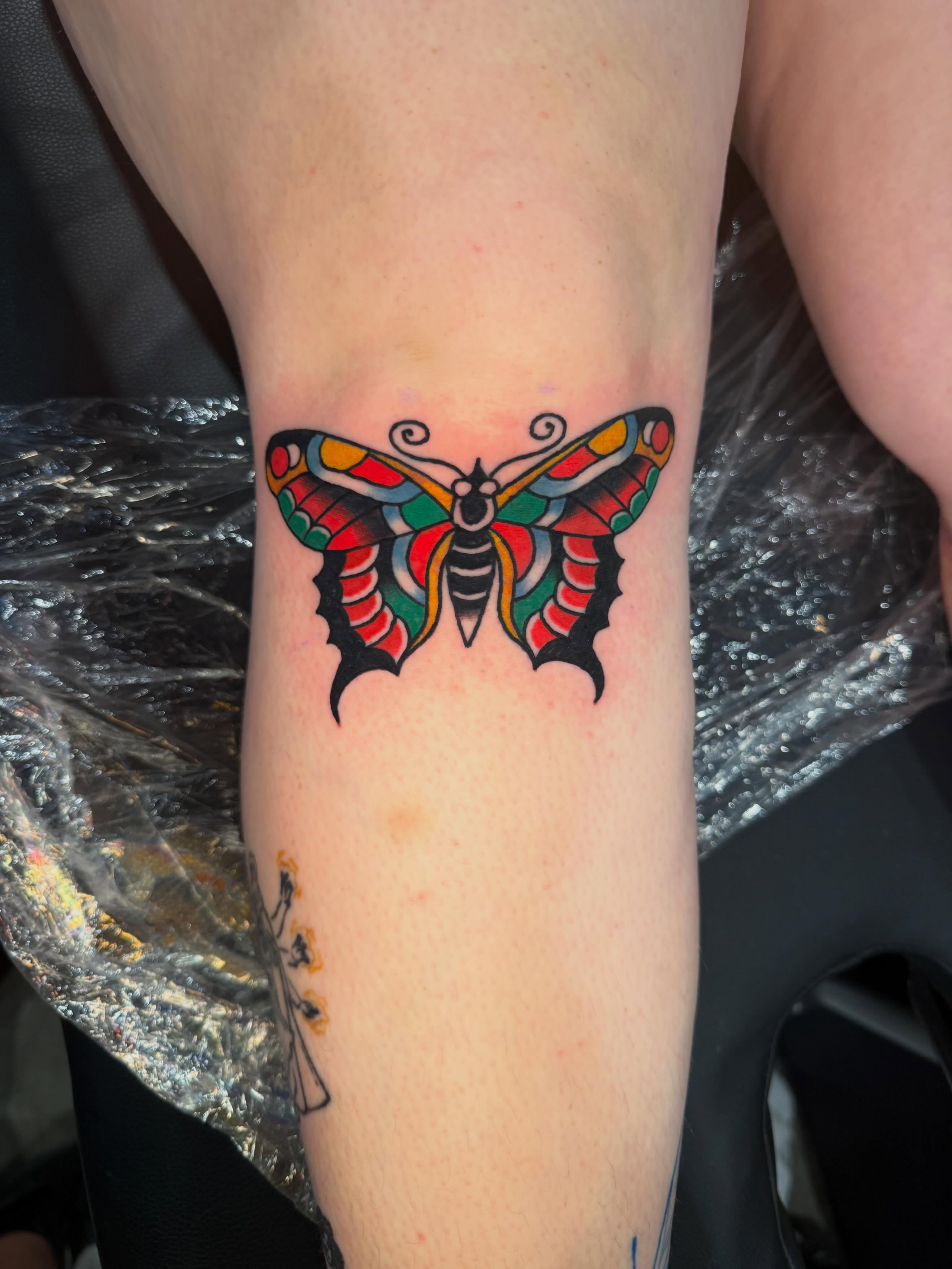 🦋 — tattoo by Tyler Blane, Waco, Texas