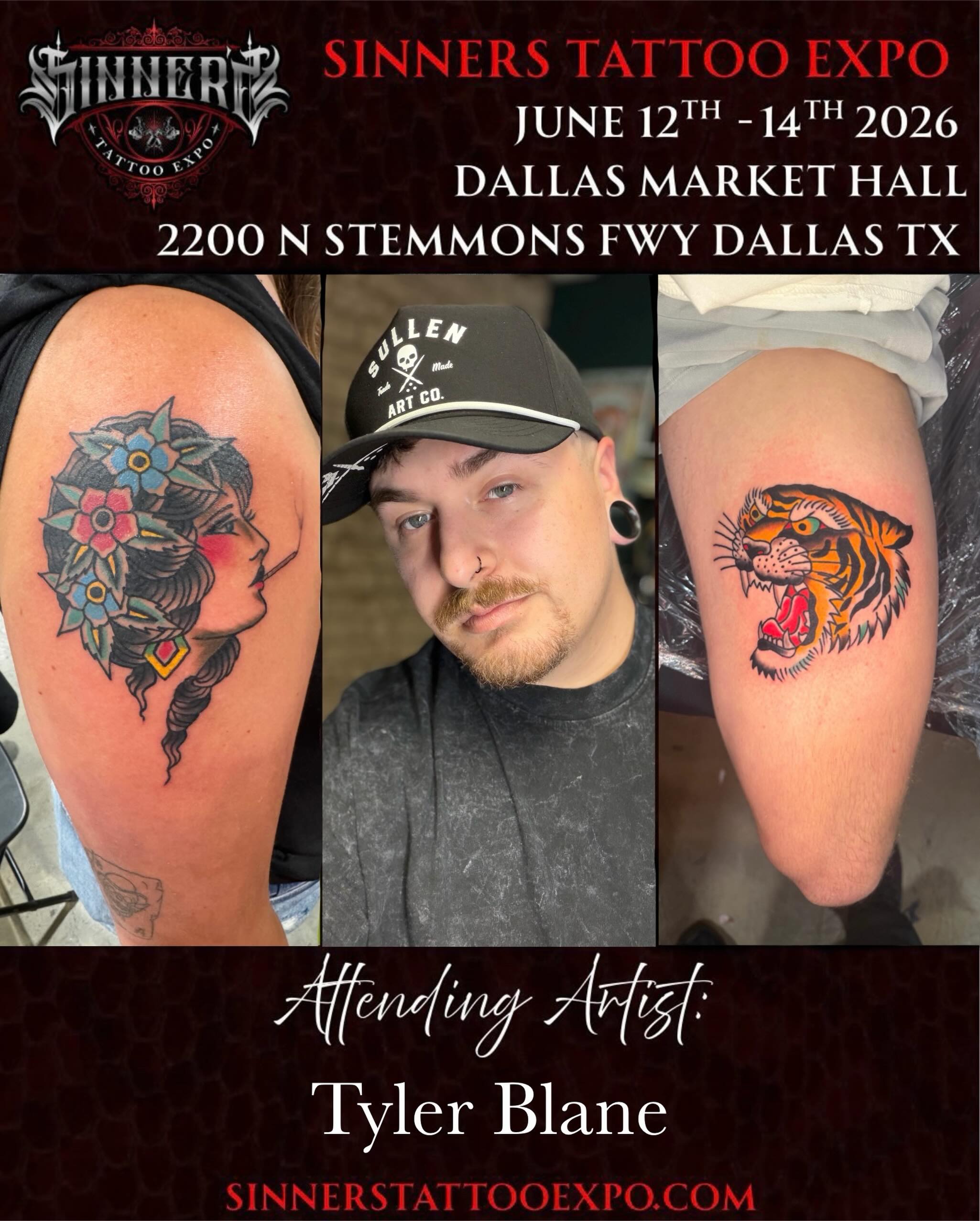 Yall come see me at the @sinnerstattooexpo in Dallas this weekend for a sick new… — tattoo by Tyler Blane, Waco, Texas