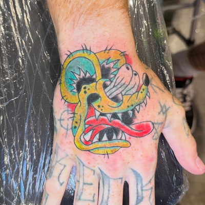 Nice cover up / jobstopper I got to do 😁 — tattoo by Tyler Blane, Waco, Texas
