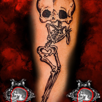 spook yourself into a tattoo! walk in welcome 💀💀💀💀💀💀💀💀💀💀💀💀💀💀💀 — tattoo by VooDoo Ink Tattoo, Phoenix, Arizona