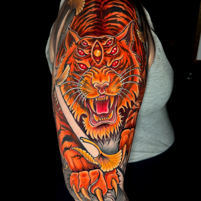 contacting me……jazz…..will be the best thing you ever do!! illustrating neo — tattoo by VooDoo Ink Tattoo, Phoenix, Arizona