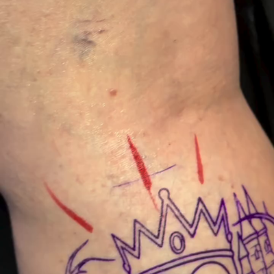 I made this tattoo happen!  Snow-white inspiration on outside calve tattoo i enj… — tattoo by VooDoo Ink Tattoo, Phoenix, Arizona